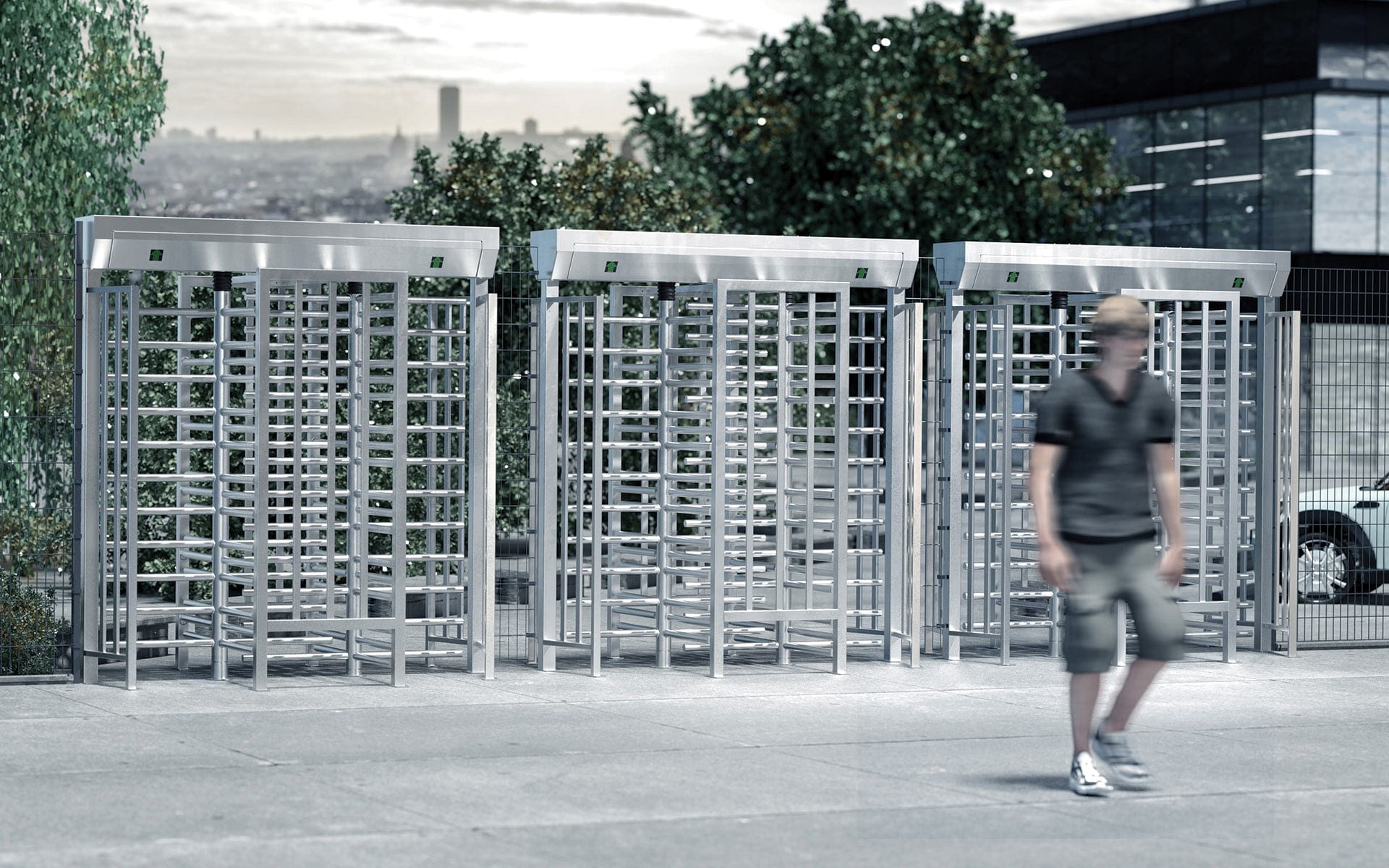 full height turnstile BA3-2-4 gastop