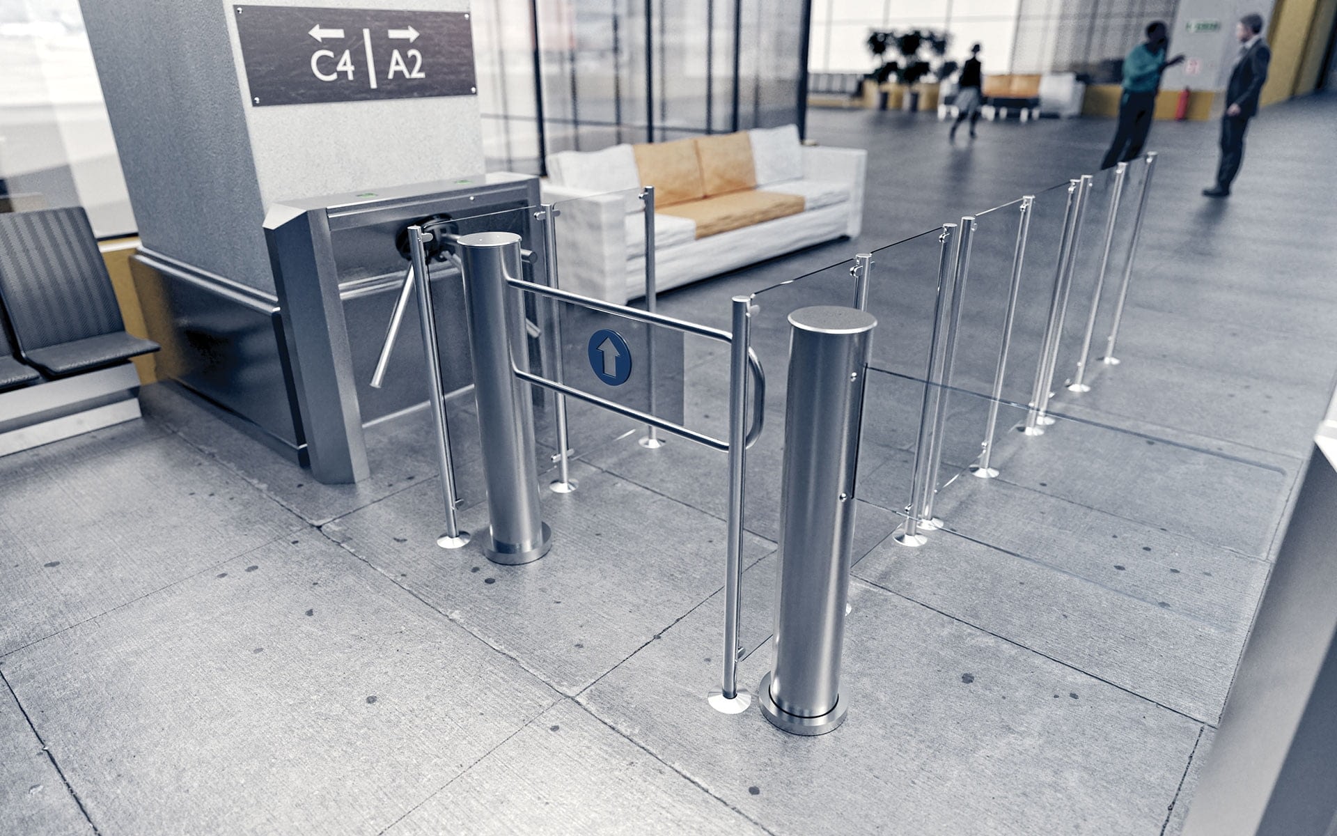 swing gates GR1-M gastop