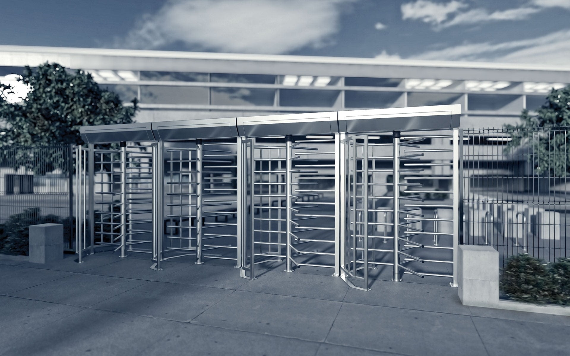 full height turnstile MA3-1-3 gastop