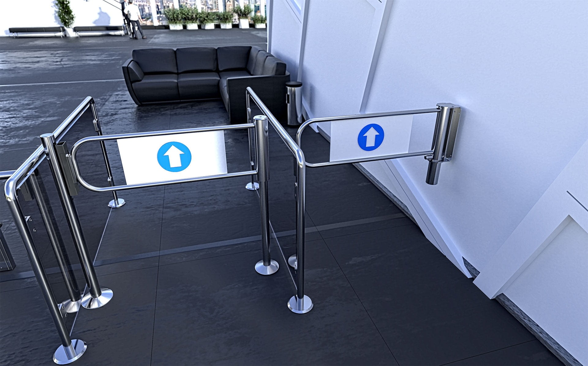 swing gates BR1-U gastop