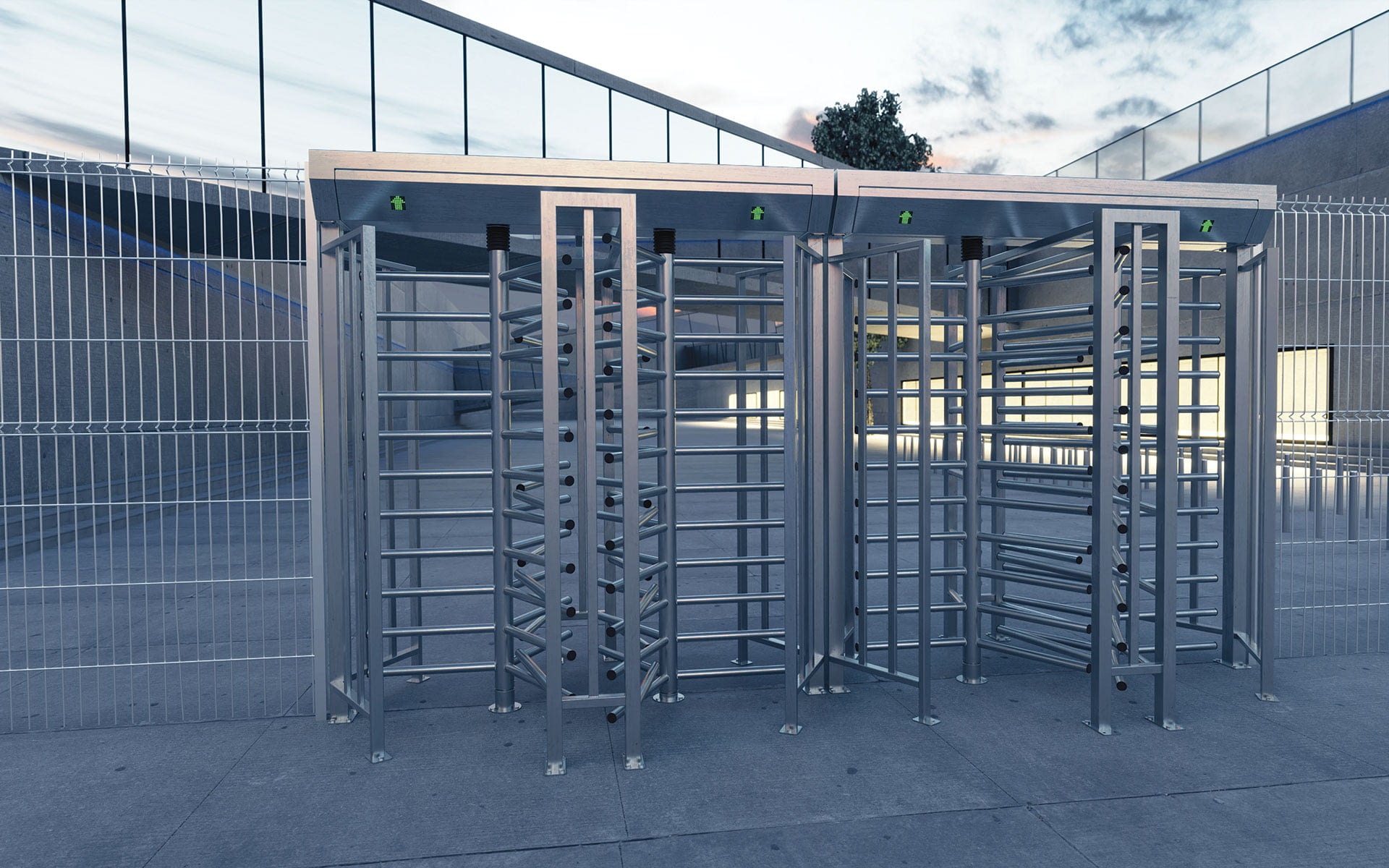 full height turnstile BA3-2-3 gastop